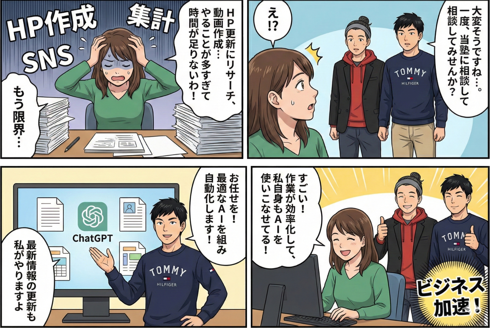 AIパーソナル顧問プラン 活用イメージ